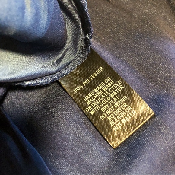 Lulus Catia Navy Satin Strapless Romper small - Picture 8 of 9